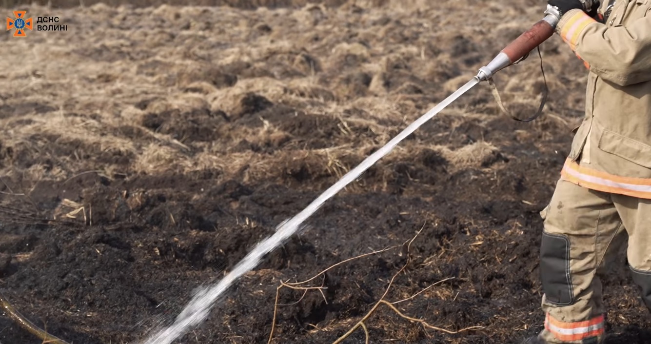 На Волині горять торф’яники