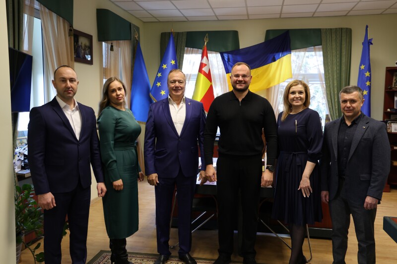 Мер Луцька зустрівся з мером міста Південне та його заступниками