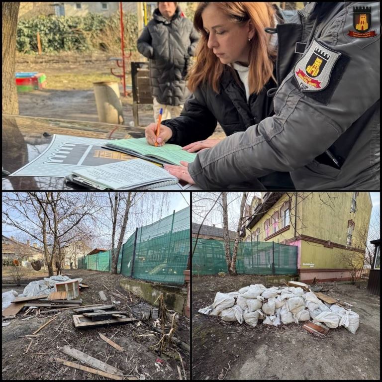 В історичній частині Луцька виявили звалювання сміття