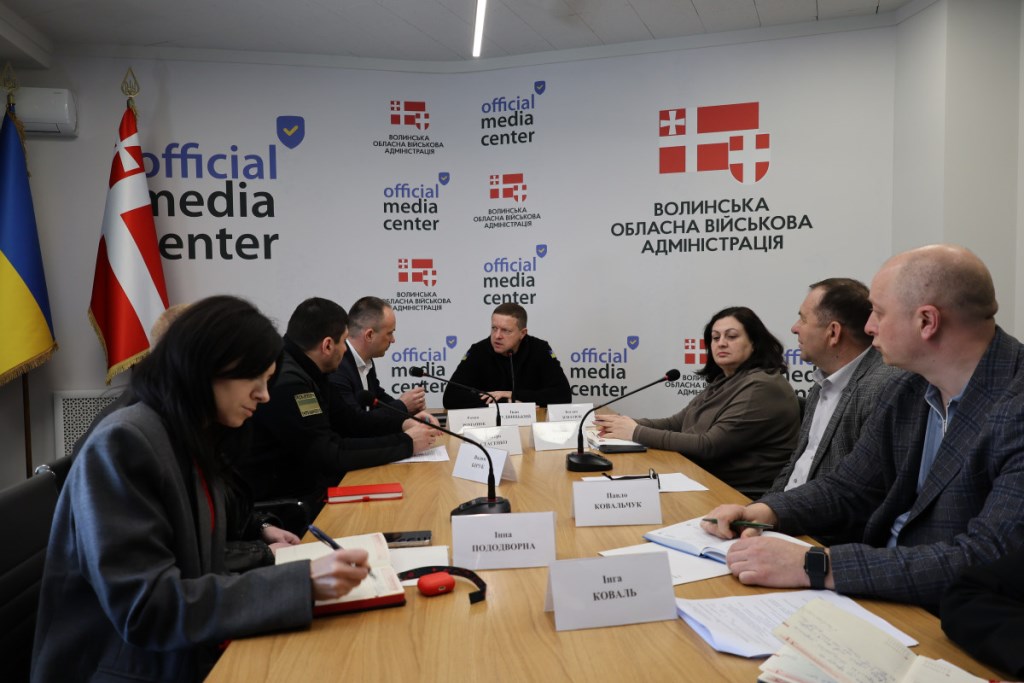 У Волинській ОВА обговорювали перетин кордону для доставки гуманітарного вантажу
