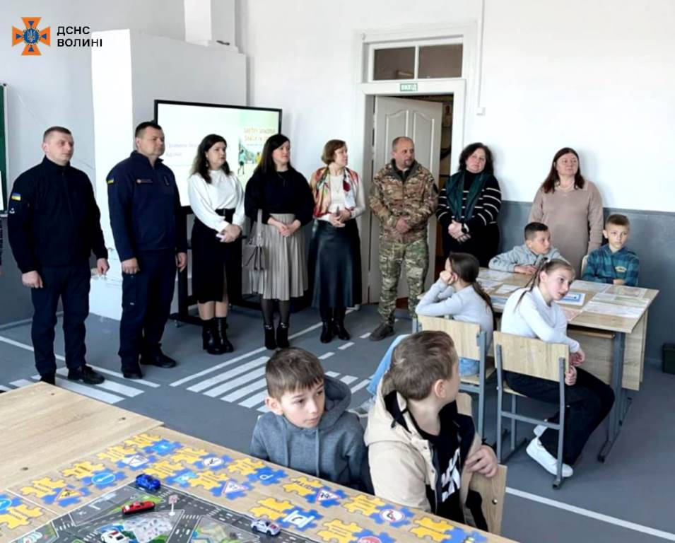 У Камінь-Каширському районі відкрили тринадцятий «Клас безпеки»