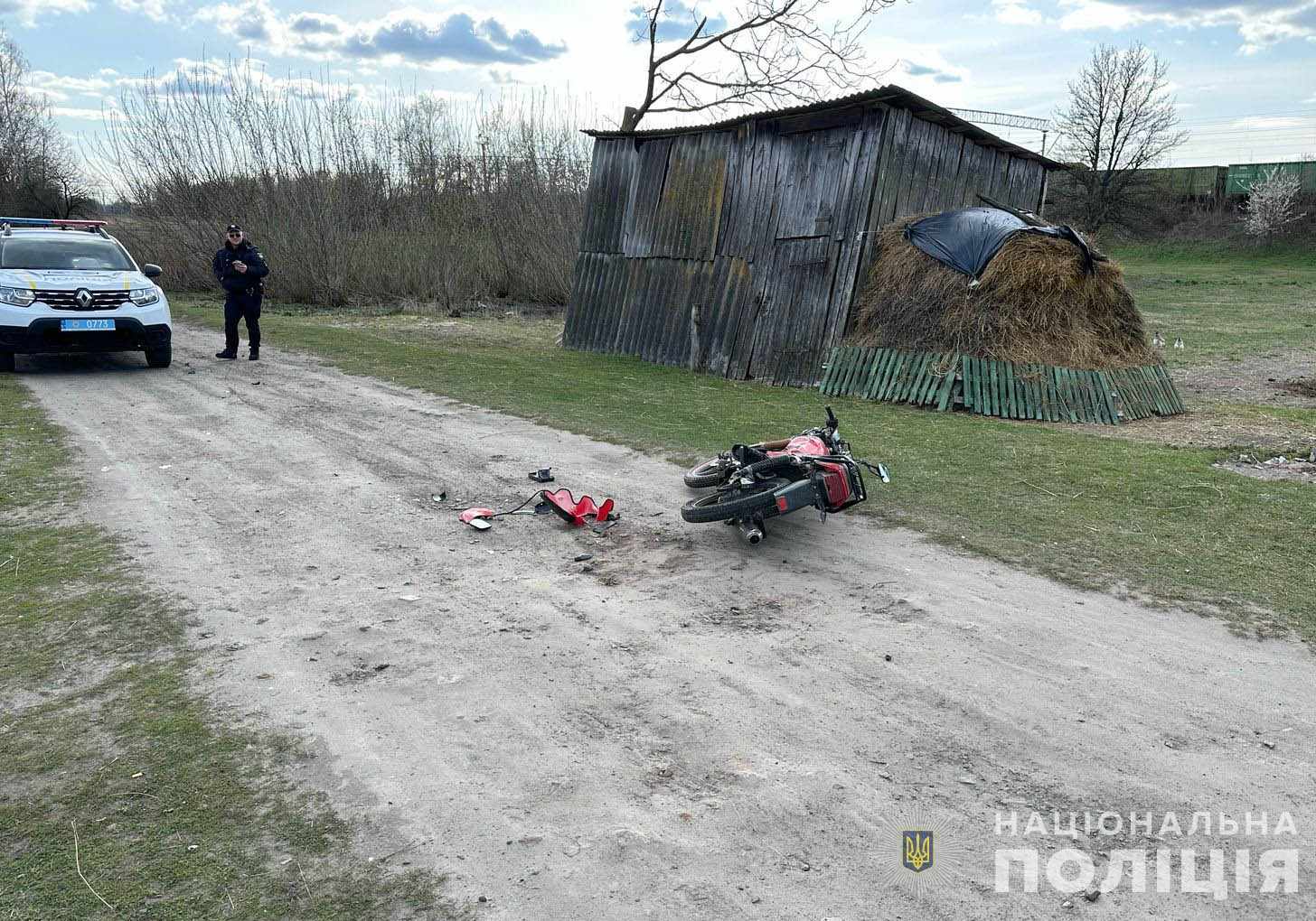 У Володимирському районі у ДТП постраждав 13-річний мотоцикліст