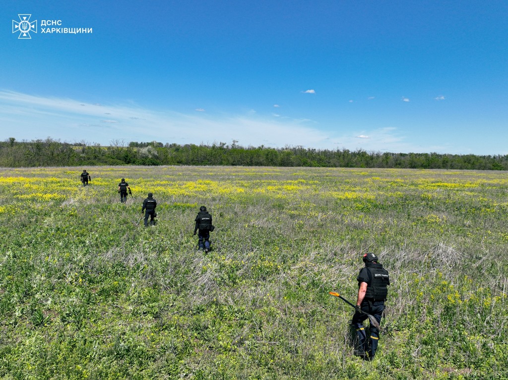 На Харківщині сапери ДСНС Волині працюють для запобігання трагічних випадків серед населення