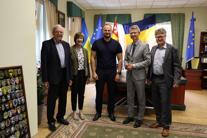 Поліщук зустрівся з делегацією з міста Швайнфурт