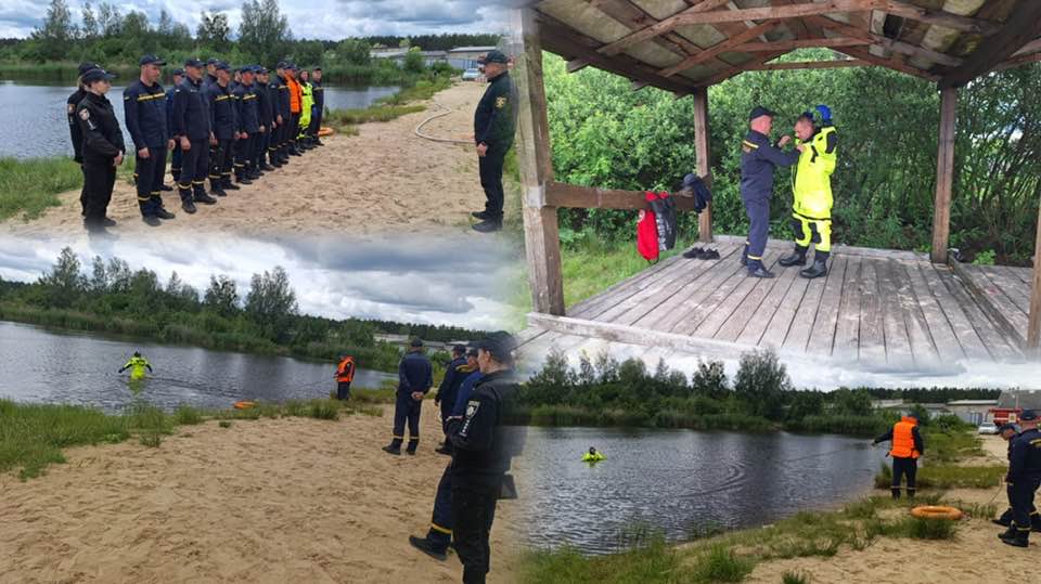 У Маневичах провели навчання з організації рятування людей на воді