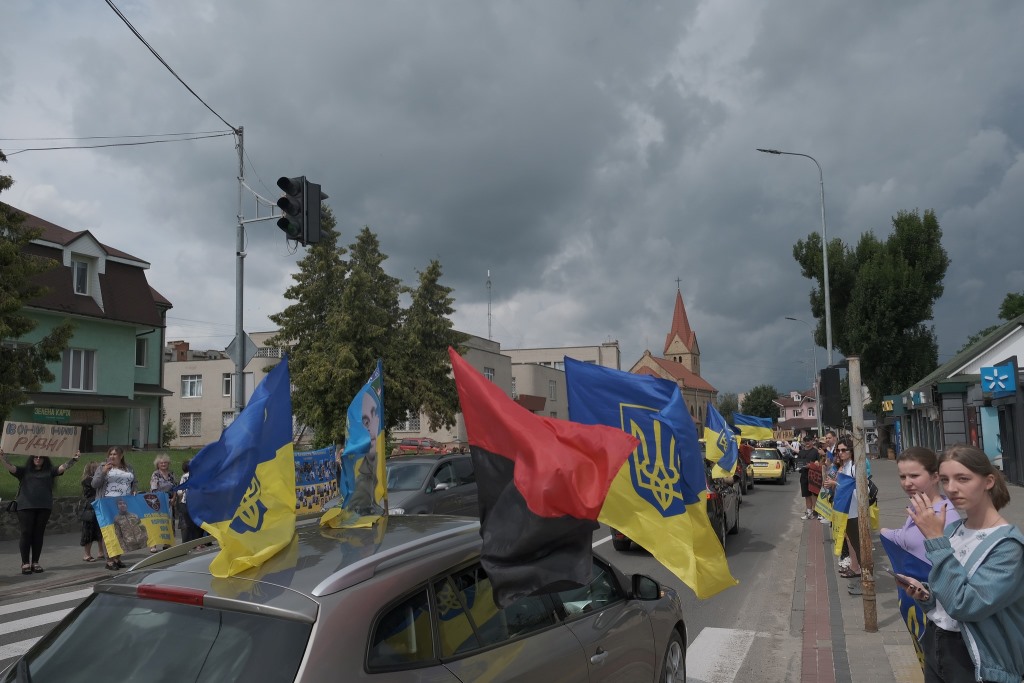 Вдруге за липень у Володимирі відбулася акція на підтримку військовополонених та зниклих безвісти