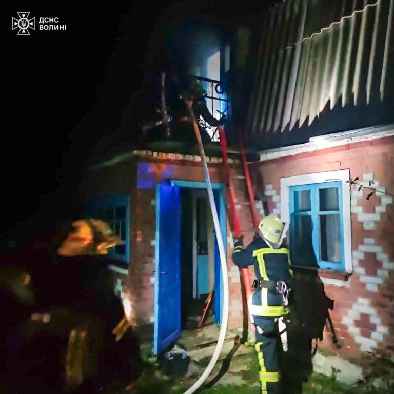 Протягом 26 вересня на Волині рятувальники ліквідували кілька пожеж