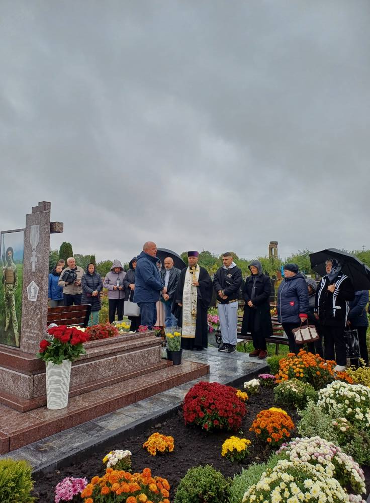 У Луківській громаді вшанували пам’ять загиблого на Донеччині воїна Андрія Літвіна