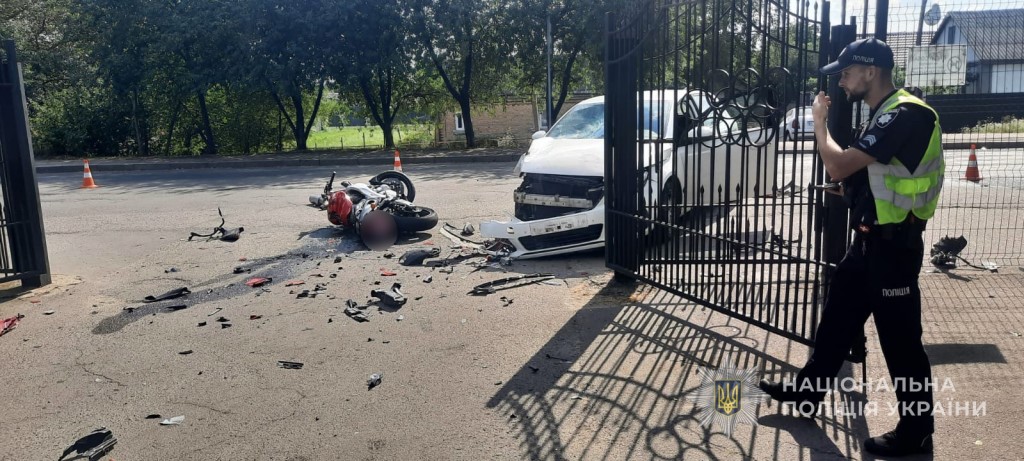 За минулу добу на Волині трапилися чотири ДТП за участі мотоциклістів
