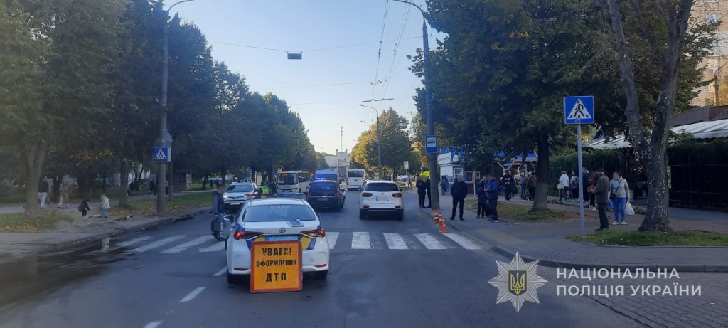 У ДТП на проспекті Молоді у Луцьку постраждав 8-річний хлопець