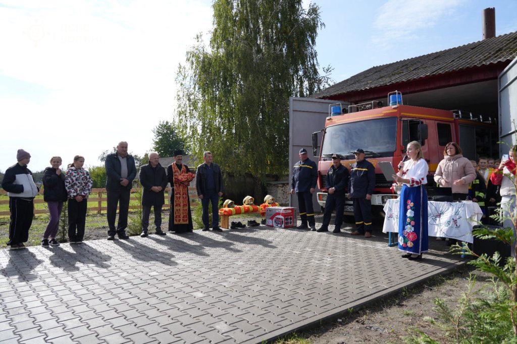 У Цуманській громаді відкрили ще один підрозділ місцевої пожежної охорони