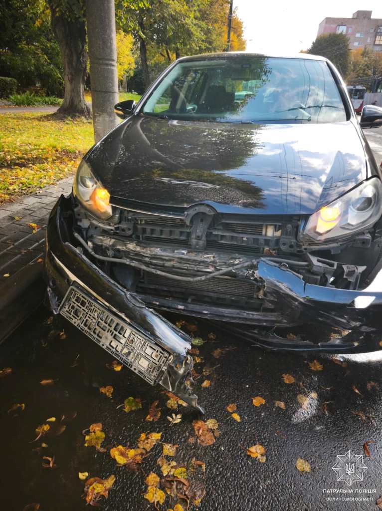 У Луцьку сталася ДТП за участю трьох авто