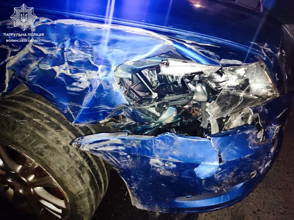 У Луцьку сталася ДТП за участю двох автомобілів