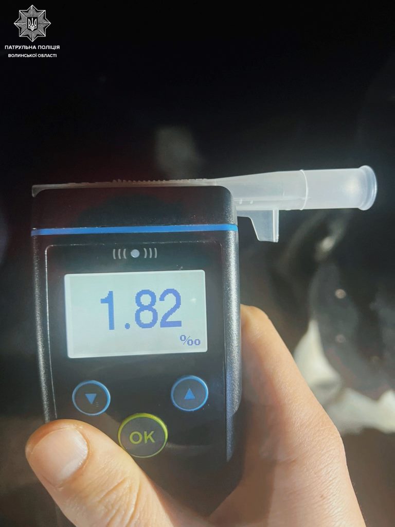 Кермування напідпитку: у Ковелі патрульні склали протокол на водійку