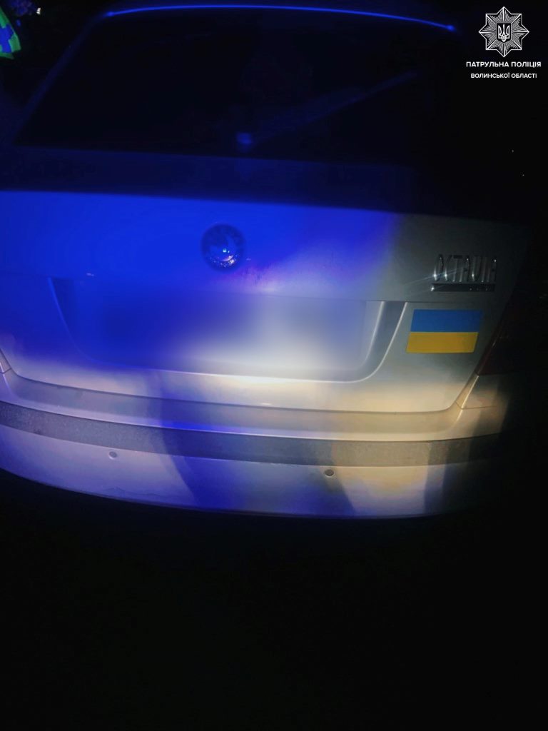 У Ковелі патрульні виявили нетверезого водія без посвідчення