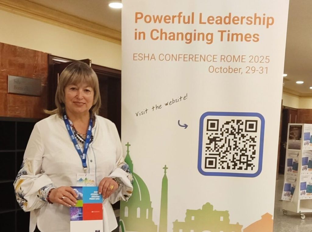 Директорка ковельського ліцею представила місто та Україну на європейському з’їзді керівників шкіл у Римі