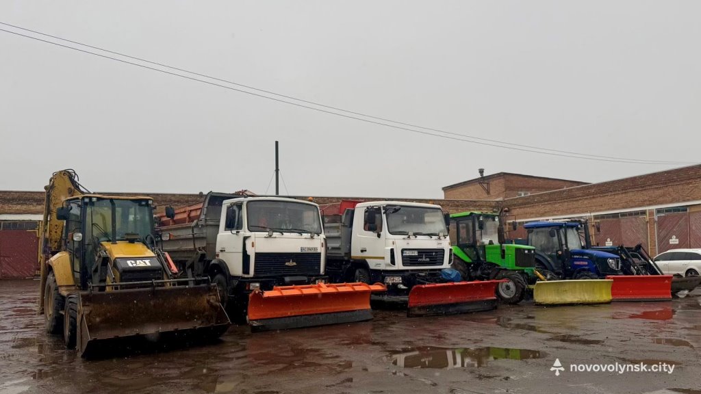 У Нововолинську перевірили готовність комунальників до снігопадів