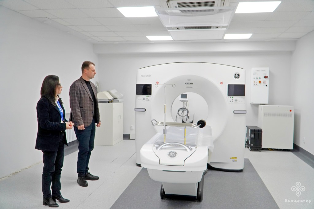 У Володимирському ТМО встановили новий потужний КТ апарат