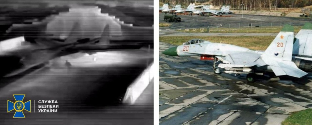 Дрони СБУ уразили два російські Су-27 на аеродромі «Бельбек»