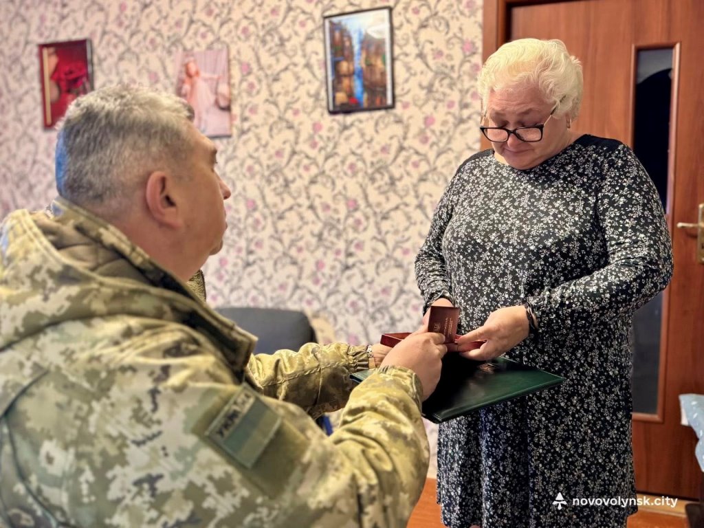 Героя із Нововолинської громади Сергія Артюхова посмертно відзначили орденом «За мужність» III ступеня