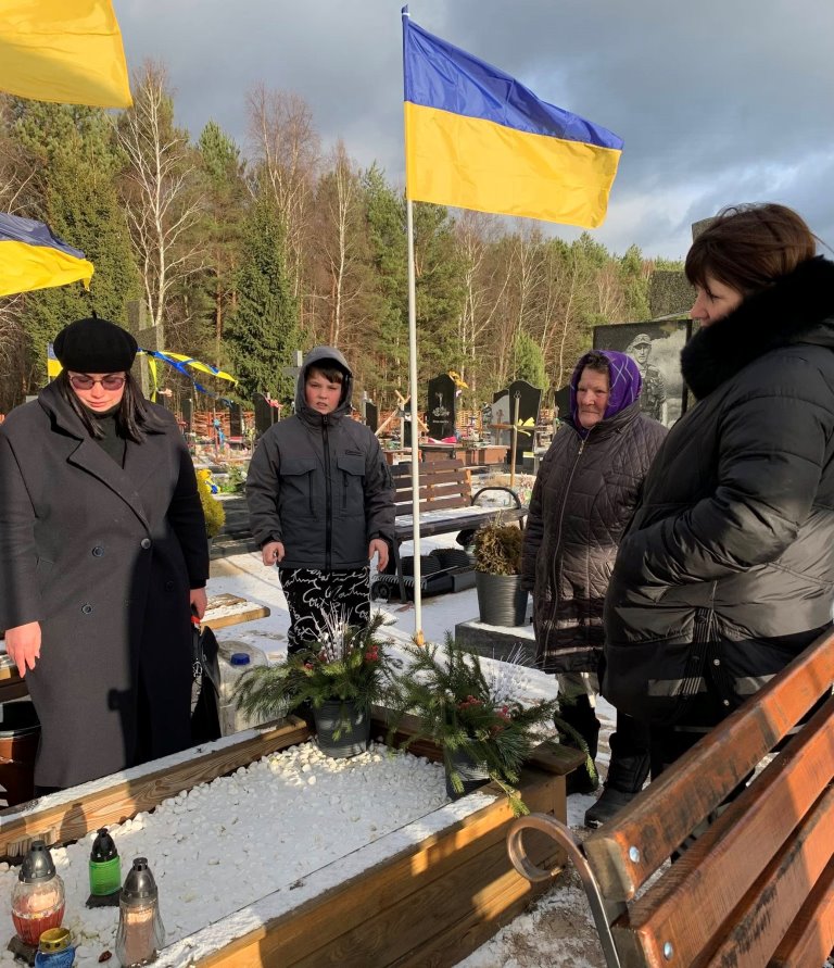 У Шацькій громаді вшанували пам’ять полеглого три роки тому воїна Сергія Хом’яка