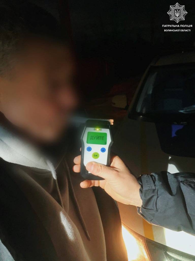 1,9 проміле: у Ковелі патрульні виявили нетверезого водія