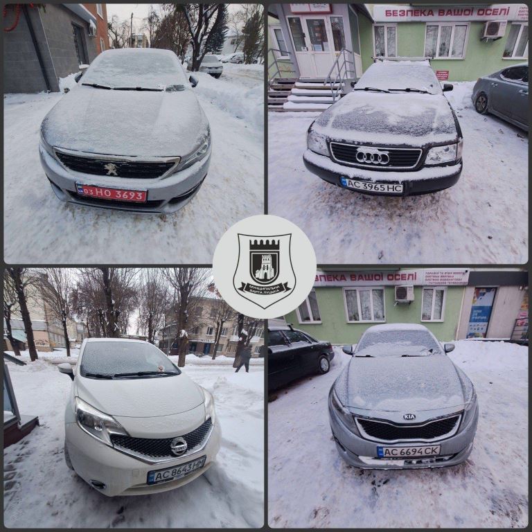 У Луцьку штрафували водіїв, які припаркувалися на тротуарах