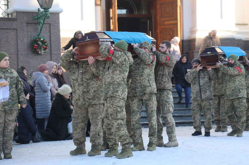 У Луцьку попрощалися з Героями, які загинули, захищаючи Україну