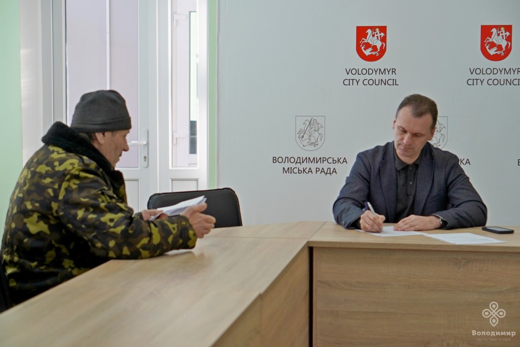 Соціальний захист та благоустрій: Володимирський міський голова провів прийом громадян
