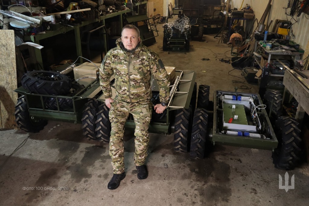 Волинська «Сотка» отримала п’ять сучасних наземних роботизованих комплексів