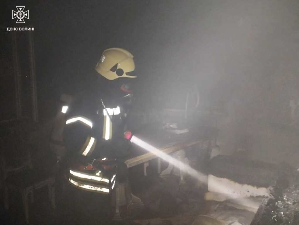 Минулої доби на Волині гасили три пожежі