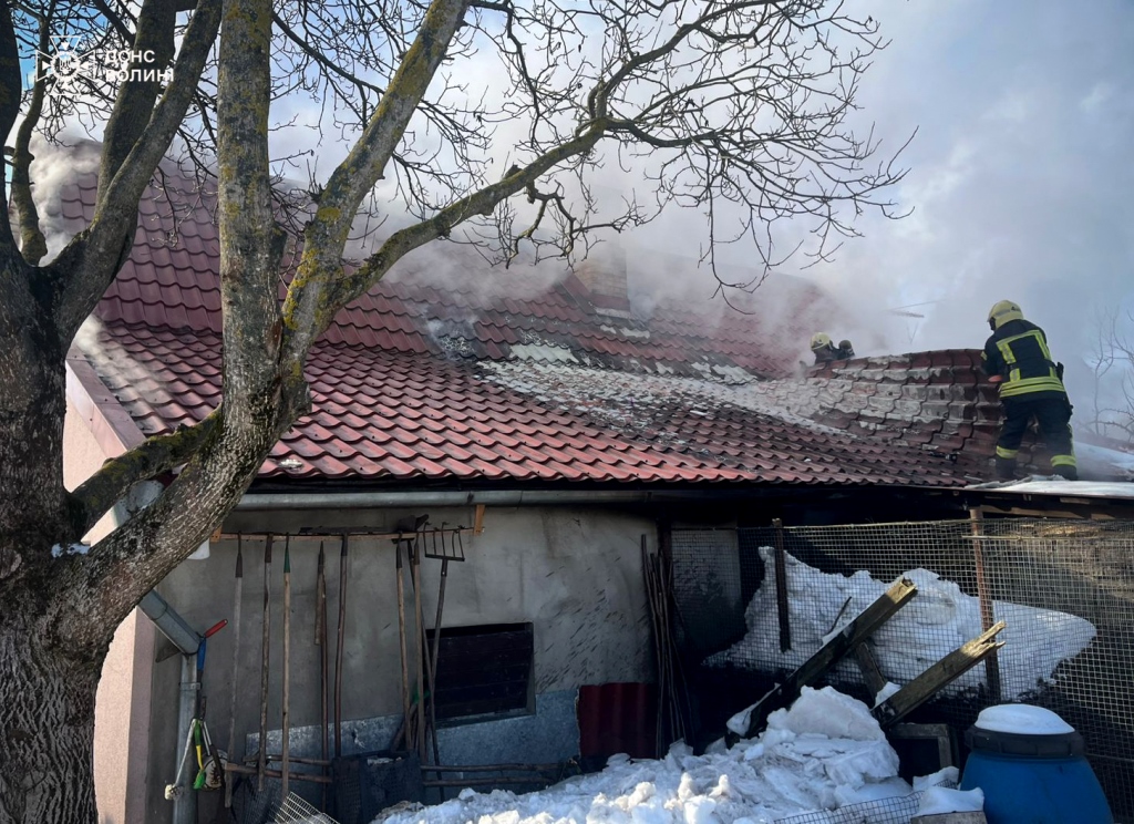 За добу на Ковельщині гасили дві пожежі