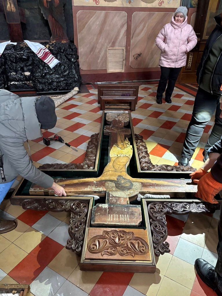 У Володимирі здійснили невідкладні консерваційні заходи на унікальній пам’ятці іконопису