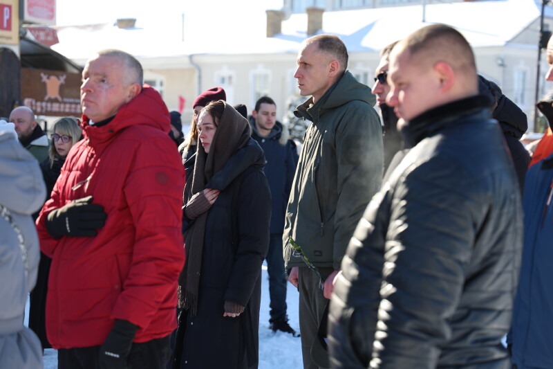 Луцька громада попрощалася з Героєм Миколою Северенюком