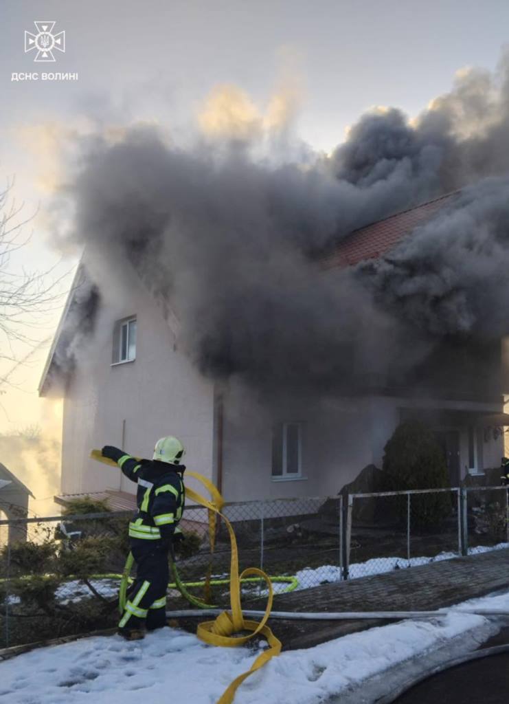 У Підгайцях горів житловий будинок