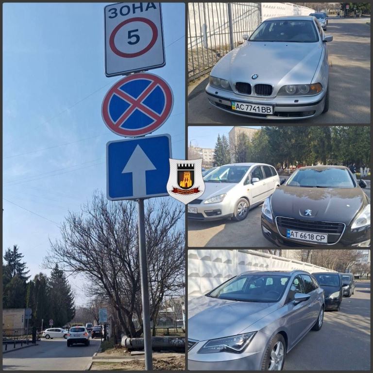 У Луцьку муніципали виявили порушників правил паркування на проспекті Відродження