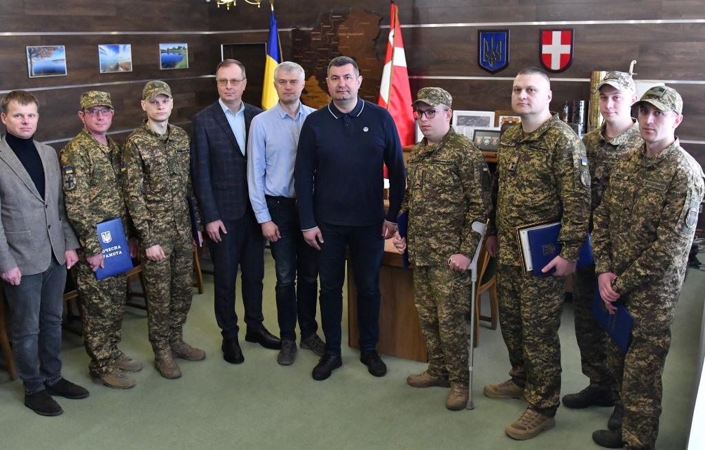 У Волиньраді нацгвардійців привітали із професійним святом