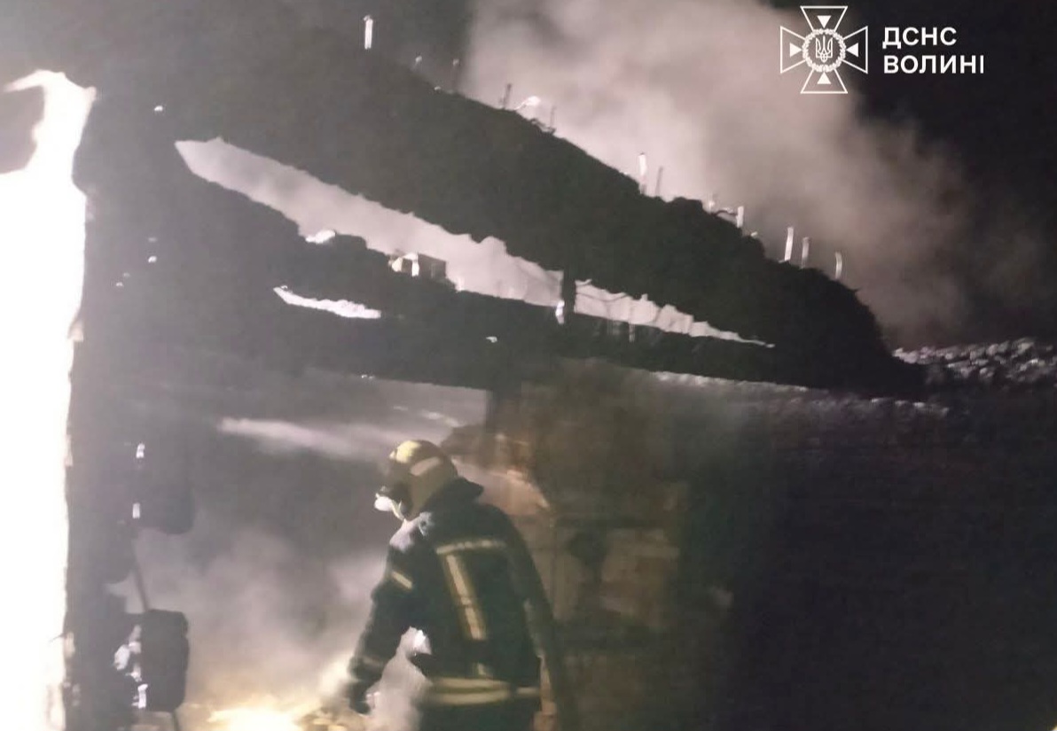 На Волині через необережне куріння трапилась пожежа