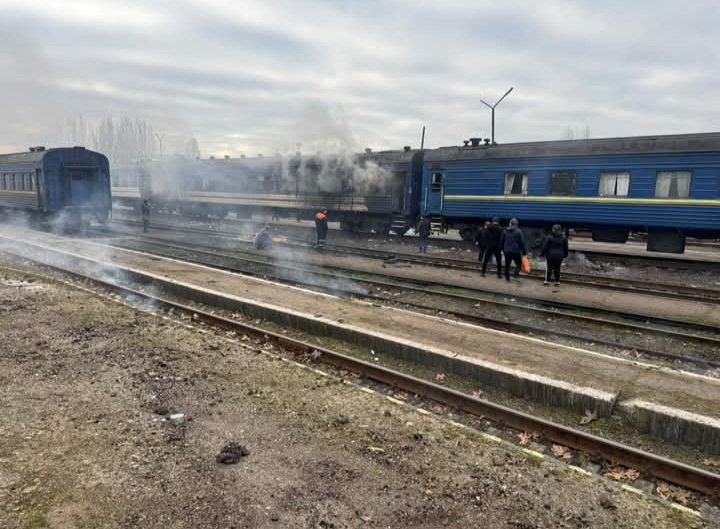 рф намагалася атакувати дроном пасажирський потяг Дніпро-Ковель