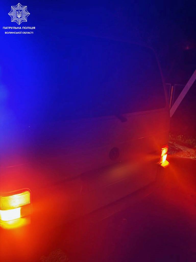 На Волині під час комендантської години виявили неповнолітнього водія без посвідчення