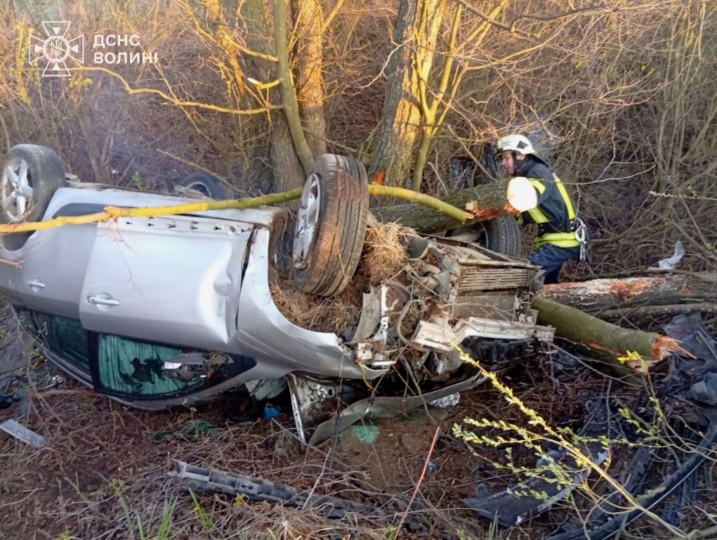 У ДТП на Волині загинув водій та травмувалася пасажирка