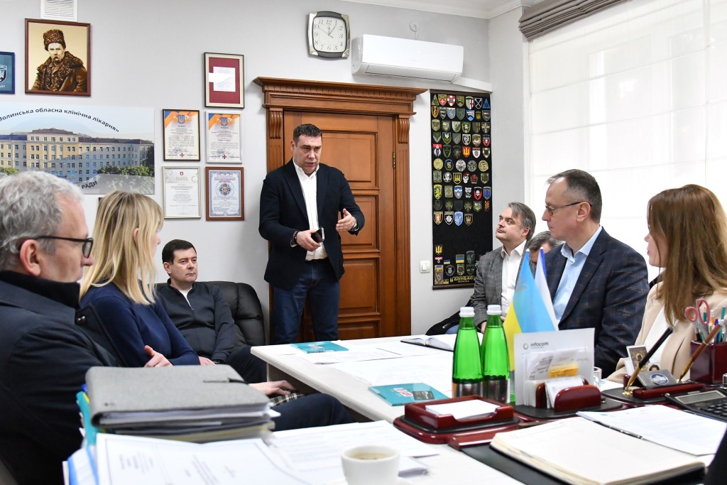 Українсько-чеський проєкт у Волинській обласній клінічній лікарні: партнери узгодили дії