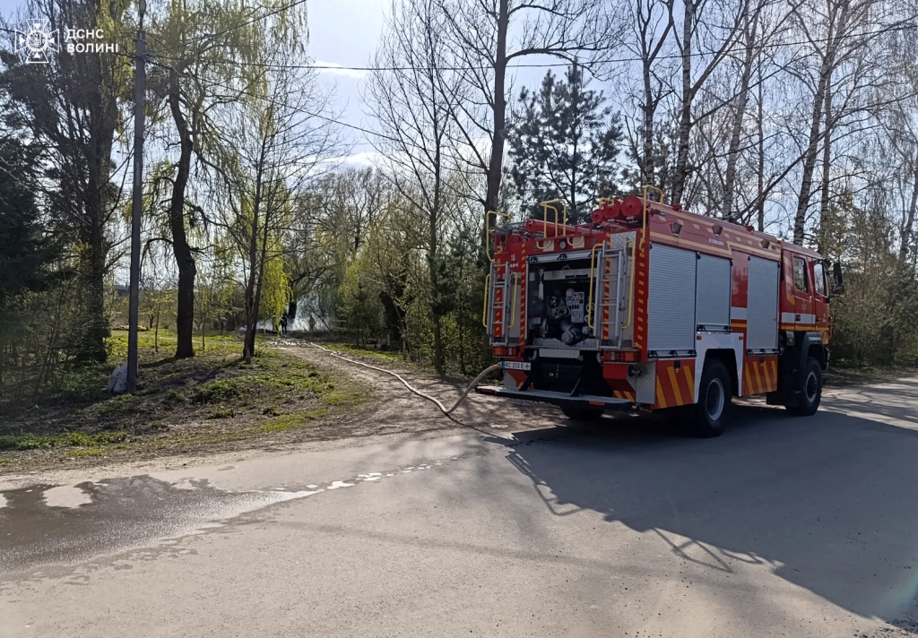 Рятувальники Волині ліквідували чотири пожежі в екосистемах за добу