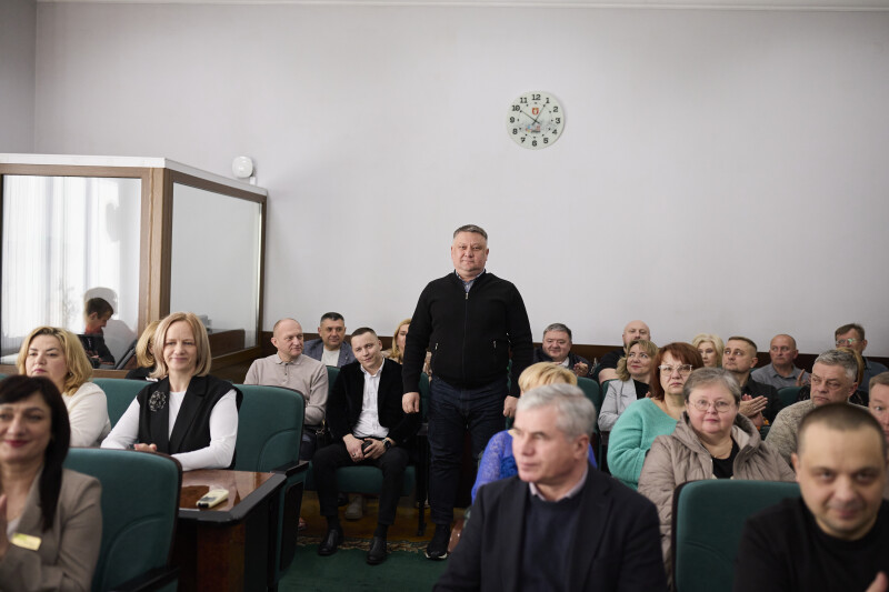 У Луцькій міській раді представили нових радників та керівників