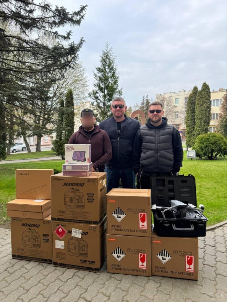Військовим передали чергову партію обладнання від Луцької громади