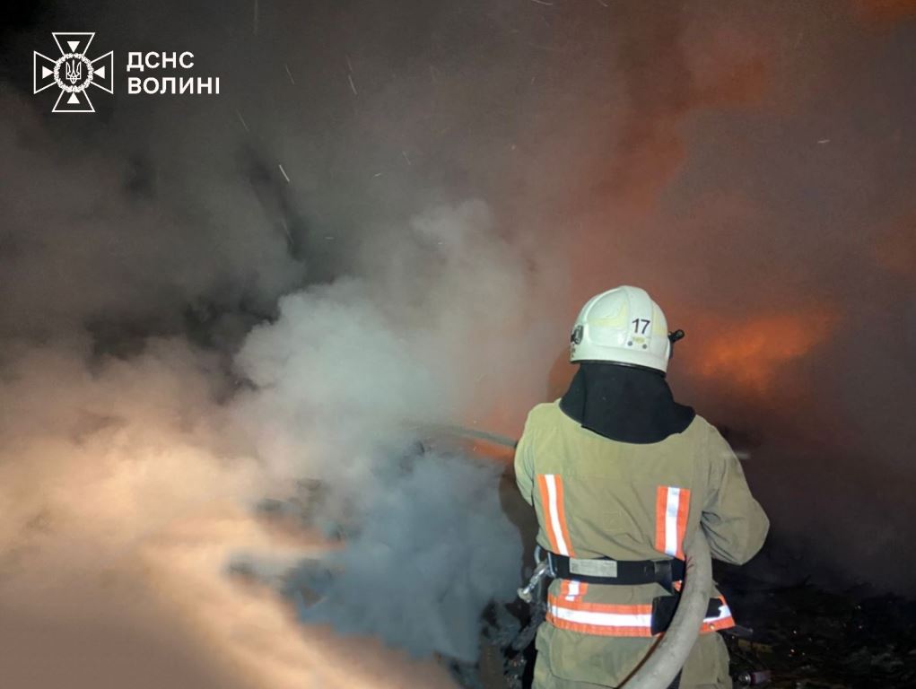 На Волині ліквідували чотири пожежі на відкритих територіях