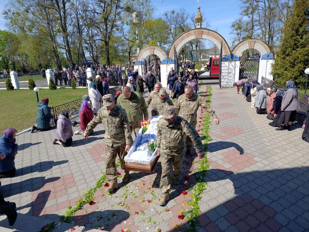 У Маневичах попрощалися з Захисником Андрієм Сидоруком