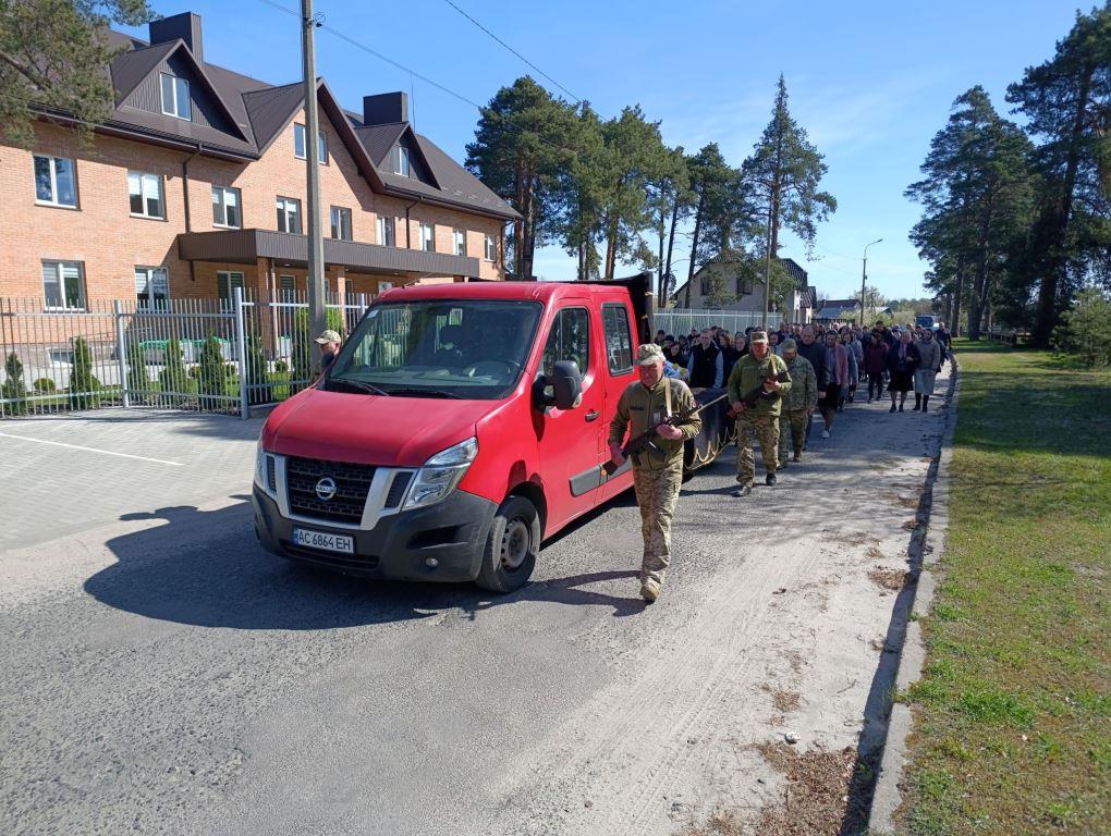 У Маневичах попрощалися з Захисником Андрієм Сидоруком