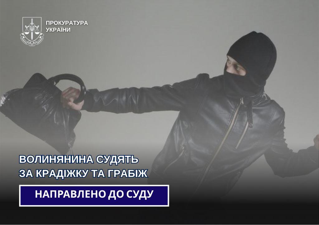 Волинянина судять за крадіжку та грабіж