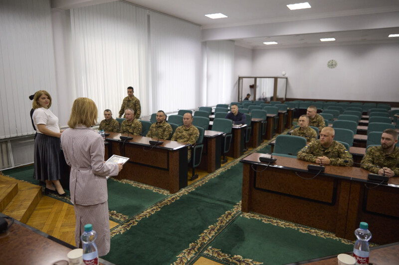 У Луцьку нацгвардійців привітали з професійним святом
